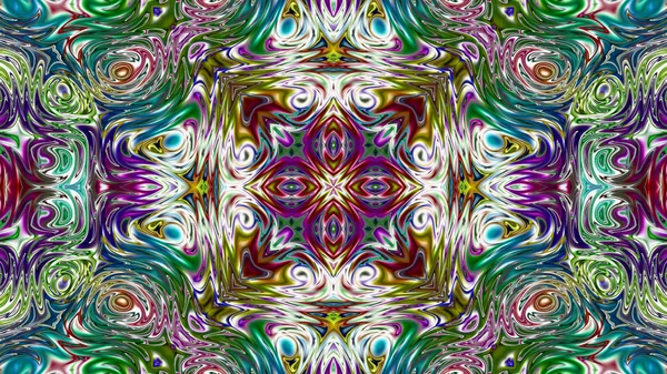 Unieke Mandala Oriental Ronde Patroon Mystieke Motif Abstracte Exotische Achtergrond — Stockfoto