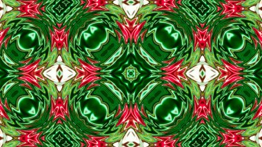 Benzersiz mandala, Oriental yuvarlak desen, mistik motifi, egzotik arka plan. Fantastik fraktal tasarım, geometrik doku parlayan renkli dijital sanat.