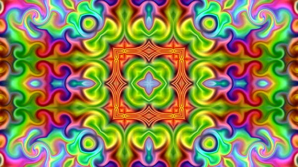 Unieke Mandala Oriental Ronde Patroon Mystieke Motif Abstracte Exotische Achtergrond — Stockfoto