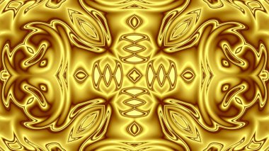 Benzersiz mandala, Oriental yuvarlak desen, mistik motifi, egzotik arka plan. Fantastik fraktal tasarım, geometrik doku parlayan renkli dijital sanat.