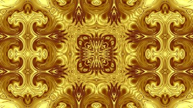 Benzersiz mandala, Oriental yuvarlak desen, mistik motifi, egzotik arka plan. Fantastik fraktal tasarım, geometrik doku parlayan renkli dijital sanat.