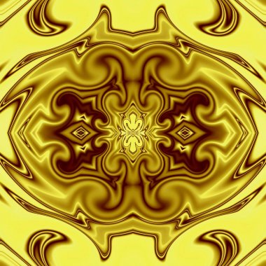 Benzersiz mandala, Oriental yuvarlak desen, mistik motifi, egzotik arka plan. Fantastik fraktal tasarım, geometrik doku parlayan renkli dijital sanat.