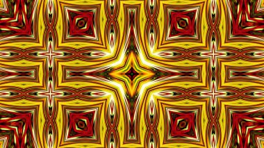 Benzersiz mandala, Oriental yuvarlak desen, mistik motifi, egzotik arka plan. Fantastik fraktal tasarım, geometrik doku parlayan renkli dijital sanat.