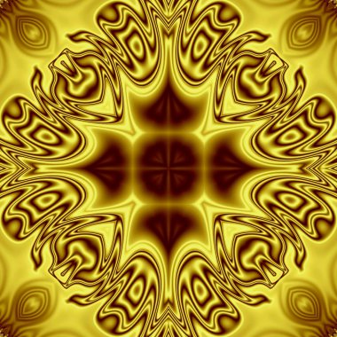 Benzersiz mandala, Oriental yuvarlak desen, mistik motifi, egzotik arka plan. Fantastik fraktal tasarım, geometrik doku parlayan renkli dijital sanat.