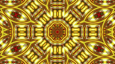 Benzersiz mandala, Oriental yuvarlak desen, mistik motifi, egzotik arka plan. Fantastik fraktal tasarım, geometrik doku parlayan renkli dijital sanat.