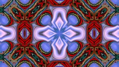 Benzersiz mandala, Oriental yuvarlak desen, mistik motifi, egzotik arka plan. Fantastik fraktal tasarım, geometrik doku parlayan renkli dijital sanat.