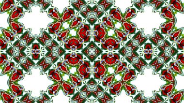 Benzersiz mandala, Oriental yuvarlak desen, mistik motifi, egzotik arka plan. Fantastik fraktal tasarım, geometrik doku parlayan renkli dijital sanat.