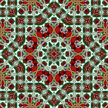 Benzersiz mandala, Oriental yuvarlak desen, mistik motifi, egzotik arka plan. Fantastik fraktal tasarım, geometrik doku parlayan renkli dijital sanat.