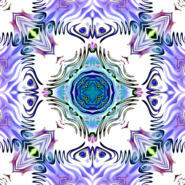 Benzersiz mandala, Oriental yuvarlak desen, mistik motifi, egzotik arka plan. Fantastik fraktal tasarım, geometrik doku parlayan renkli dijital sanat.