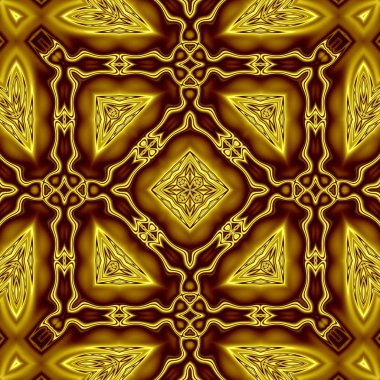 Benzersiz mandala, Oriental yuvarlak desen, mistik motifi, egzotik arka plan. Fantastik fraktal tasarım, geometrik doku parlayan renkli dijital sanat.