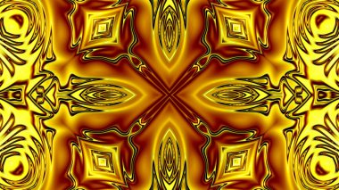 Benzersiz mandala, Oriental yuvarlak desen, mistik motifi, egzotik arka plan. Fantastik fraktal tasarım, geometrik doku parlayan renkli dijital sanat.