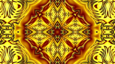 Benzersiz mandala, Oriental yuvarlak desen, mistik motifi, egzotik arka plan. Fantastik fraktal tasarım, geometrik doku parlayan renkli dijital sanat.