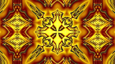 Benzersiz mandala, Oriental yuvarlak desen, mistik motifi, egzotik arka plan. Fantastik fraktal tasarım, geometrik doku parlayan renkli dijital sanat.