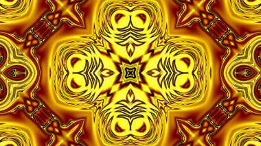 Benzersiz mandala, Oriental yuvarlak desen, mistik motifi, egzotik arka plan. Fantastik fraktal tasarım, geometrik doku parlayan renkli dijital sanat.