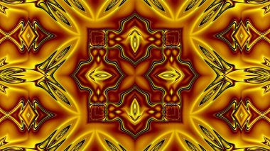 Benzersiz mandala, Oriental yuvarlak desen, mistik motifi, egzotik arka plan. Fantastik fraktal tasarım, geometrik doku parlayan renkli dijital sanat.