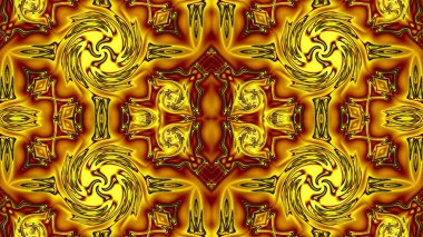 Benzersiz mandala, Oriental yuvarlak desen, mistik motifi, egzotik arka plan. Fantastik fraktal tasarım, geometrik doku parlayan renkli dijital sanat.