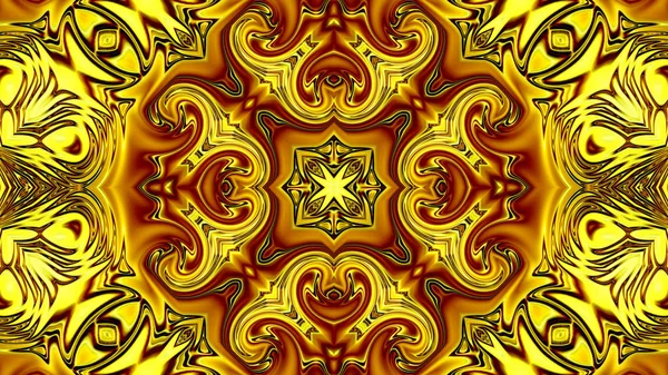 Mandala Único Patrón Redondo Oriental Motivo Místico Fondo Exótico Abstracto —  Fotos de Stock