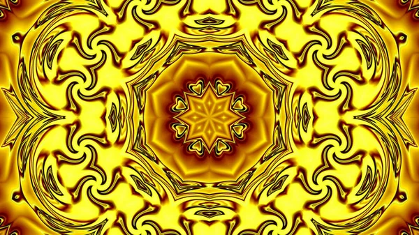 Mandala Único Patrón Redondo Oriental Motivo Místico Fondo Exótico Abstracto — Foto de Stock