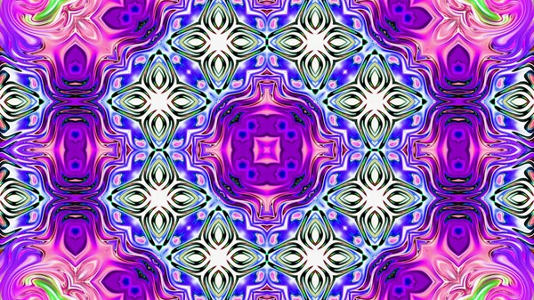 Mandala Original Padrão Redondo Oriental Motivo Místico Fundo Exótico Abstrato — Fotografia de Stock