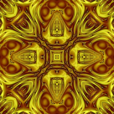 Benzersiz mandala, Oriental yuvarlak desen, mistik motifi, egzotik arka plan. Fantastik fraktal tasarım, geometrik doku parlayan renkli dijital sanat.