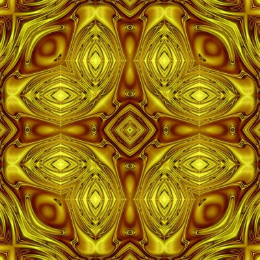 Benzersiz mandala, Oriental yuvarlak desen, mistik motifi, egzotik arka plan. Fantastik fraktal tasarım, geometrik doku parlayan renkli dijital sanat.