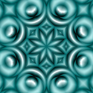 Benzersiz mandala, Oriental yuvarlak desen, mistik motifi, egzotik arka plan. Fantastik fraktal tasarım, geometrik doku parlayan renkli dijital sanat.