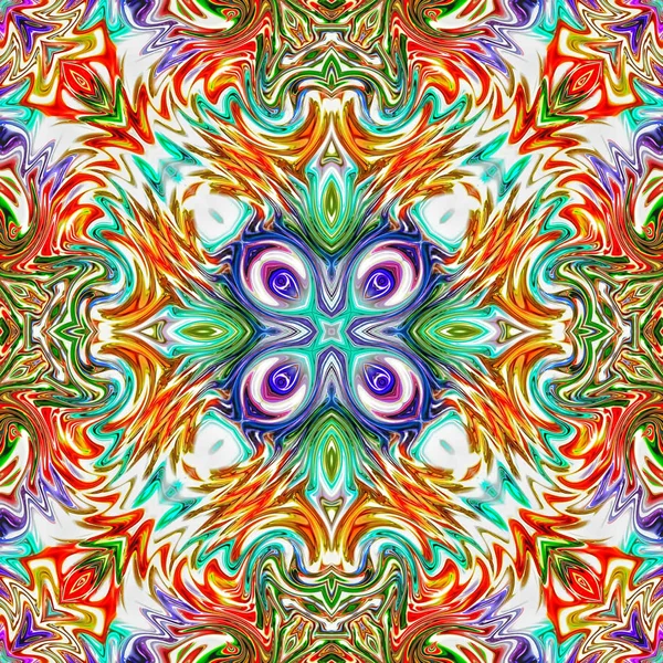 Unique Mandala Oriental Pattern Mystical Motif Abstract Exotic Background Fantastic — Stock Photo, Image