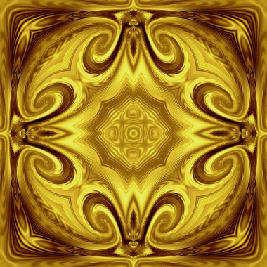 Benzersiz mandala, Oriental yuvarlak desen, mistik motifi, egzotik arka plan. Fantastik fraktal tasarım, geometrik doku parlayan renkli dijital sanat.