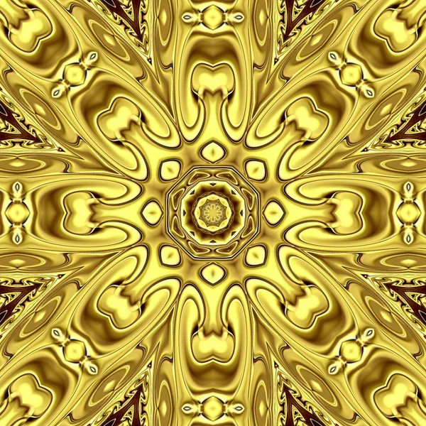 Mandala Único Patrón Redondo Oriental Motivo Místico Fondo Exótico Abstracto —  Fotos de Stock