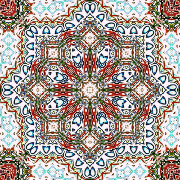 Einzigartiges Mandala Orientalisches Rundes Muster Mystisches Motiv Abstrakter Exotischer Hintergrund — Stockfoto