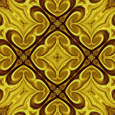 Benzersiz mandala, Oriental yuvarlak desen, mistik motifi, egzotik arka plan. Fantastik fraktal tasarım, geometrik doku parlayan renkli dijital sanat.