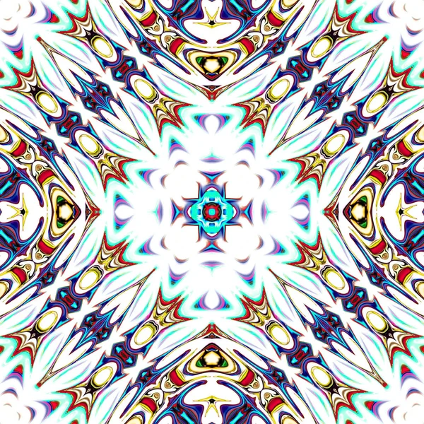 Unique Mandala Oriental Pattern Mystical Motif Abstract Exotic Background Fantastic — Stock Photo, Image