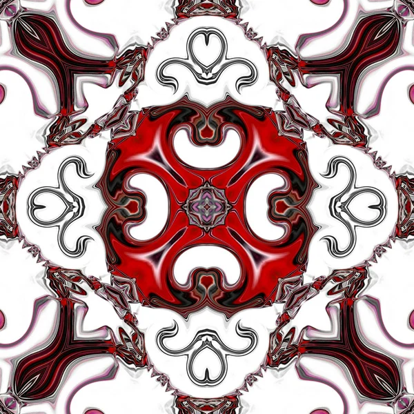 Unieke Mandala Oriental Ronde Patroon Mystieke Motif Abstracte Exotische Achtergrond — Stockfoto