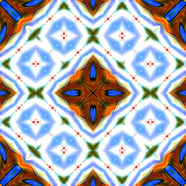 Benzersiz mandala, Oriental yuvarlak desen, mistik motifi, egzotik arka plan. Fantastik fraktal tasarım, geometrik doku parlayan renkli dijital sanat.