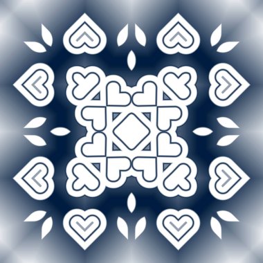 Benzersiz mandala, Oriental yuvarlak desen, mistik motifi, egzotik arka plan. Fantastik fraktal tasarım, geometrik doku parlayan renkli dijital sanat.