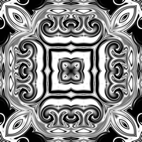 Mandala Original Padrão Redondo Oriental Motivo Místico Fundo Exótico Abstrato — Fotografia de Stock