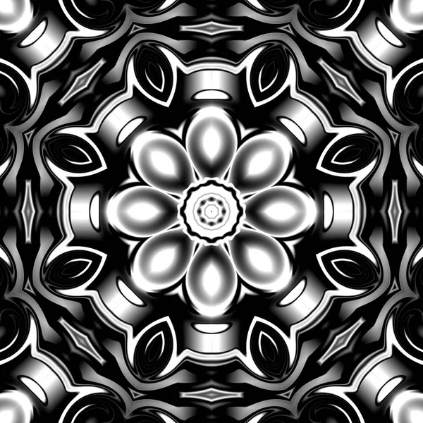 Unieke Mandala Oriental Ronde Patroon Mystieke Motif Abstracte Exotische Achtergrond — Stockfoto