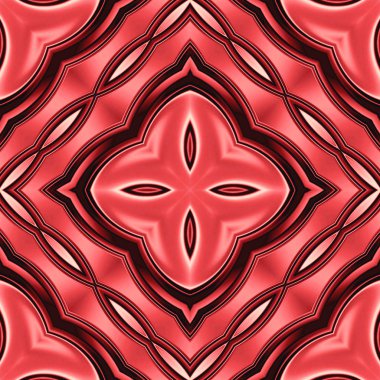 Benzersiz mandala, Oriental yuvarlak desen, mistik motifi, egzotik arka plan. Fantastik fraktal tasarım, geometrik doku parlayan renkli dijital sanat.