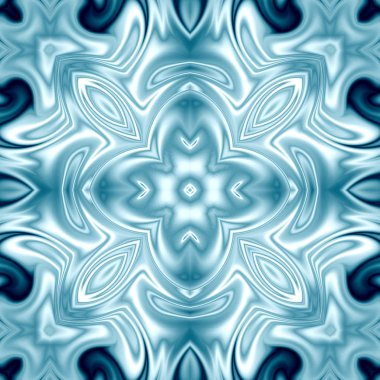 Benzersiz mandala, Oriental yuvarlak desen, mistik motifi, egzotik arka plan. Fantastik fraktal tasarım, geometrik doku parlayan renkli dijital sanat.