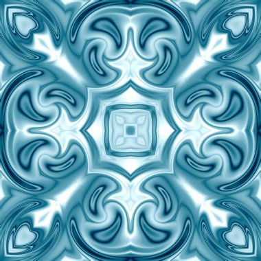 Benzersiz mandala, Oriental yuvarlak desen, mistik motifi, egzotik arka plan. Fantastik fraktal tasarım, geometrik doku parlayan renkli dijital sanat.