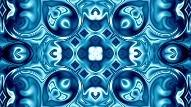 Benzersiz mandala, Oriental yuvarlak desen, mistik motifi, egzotik arka plan. Fantastik fraktal tasarım, geometrik doku parlayan renkli dijital sanat.