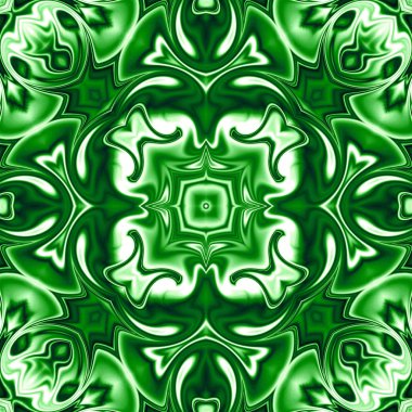 Benzersiz mandala, Oriental yuvarlak desen, mistik motifi, egzotik arka plan. Fantastik fraktal tasarım, geometrik doku parlayan renkli dijital sanat.