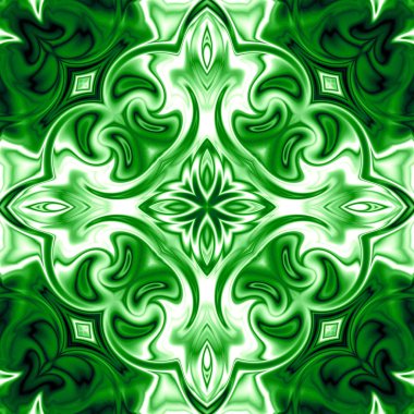 Benzersiz mandala, Oriental yuvarlak desen, mistik motifi, egzotik arka plan. Fantastik fraktal tasarım, geometrik doku parlayan renkli dijital sanat.