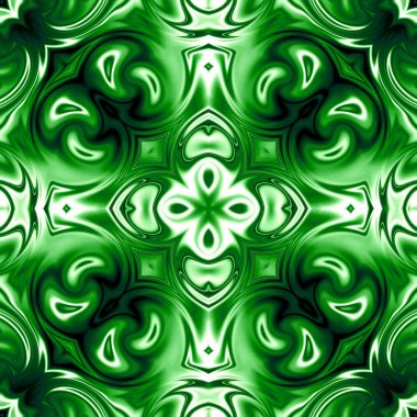 Benzersiz mandala, Oriental yuvarlak desen, mistik motifi, egzotik arka plan. Fantastik fraktal tasarım, geometrik doku parlayan renkli dijital sanat.