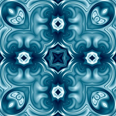 Benzersiz mandala, Oriental yuvarlak desen, mistik motifi, egzotik arka plan. Fantastik fraktal tasarım, geometrik doku parlayan renkli dijital sanat.