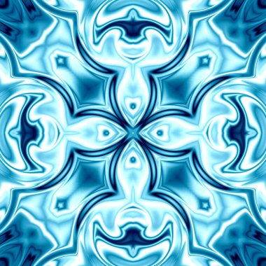 Benzersiz mandala, Oriental yuvarlak desen, mistik motifi, egzotik arka plan. Fantastik fraktal tasarım, geometrik doku parlayan renkli dijital sanat.