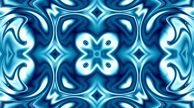 Benzersiz mandala, Oriental yuvarlak desen, mistik motifi, egzotik arka plan. Fantastik fraktal tasarım, geometrik doku parlayan renkli dijital sanat.