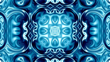 Benzersiz mandala, Oriental yuvarlak desen, mistik motifi, egzotik arka plan. Fantastik fraktal tasarım, geometrik doku parlayan renkli dijital sanat.