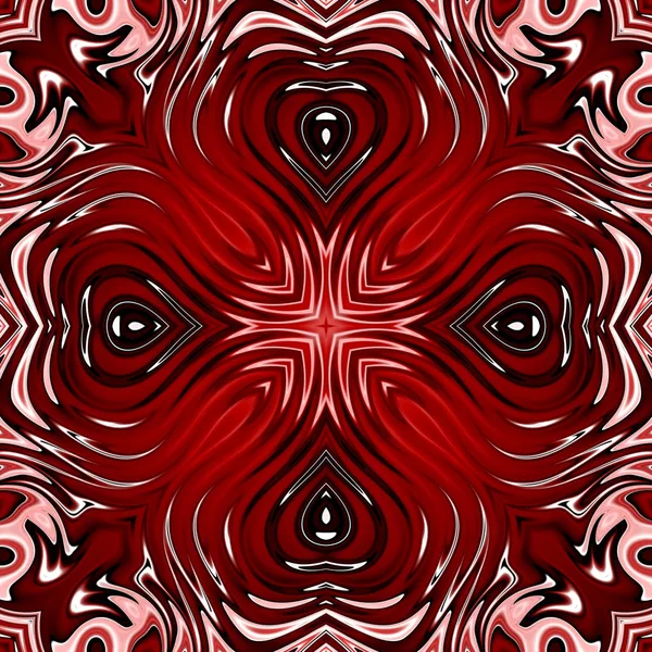 Benzersiz mandala, Oriental yuvarlak desen, mistik motifi, egzotik arka plan. Fantastik fraktal tasarım, geometrik doku parlayan renkli dijital sanat.