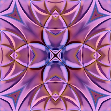 Benzersiz mandala, Oriental yuvarlak desen, mistik motifi, egzotik arka plan. Fantastik fraktal tasarım, geometrik doku parlayan renkli dijital sanat.